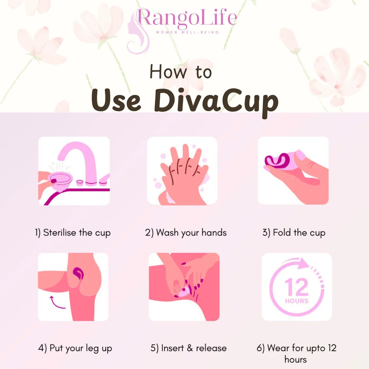 DivaCup® – Premium Reusable Menstrual Cup | FDA Approved | 100% Medical-Grade Silicone | Gynecologist-Recommended