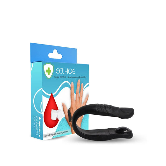 Sugar Control Acupressure Clip for Diabetics Sugar Control LI4 Acupressure Point Clip Headache Migraine & Tension Relief Product.